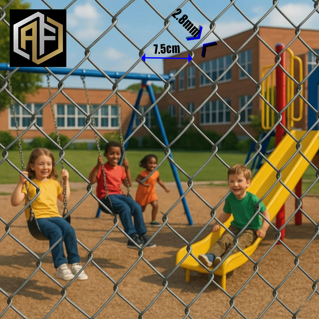 توری حصاری مفتول ۲/۸ چشمه ۷/۵