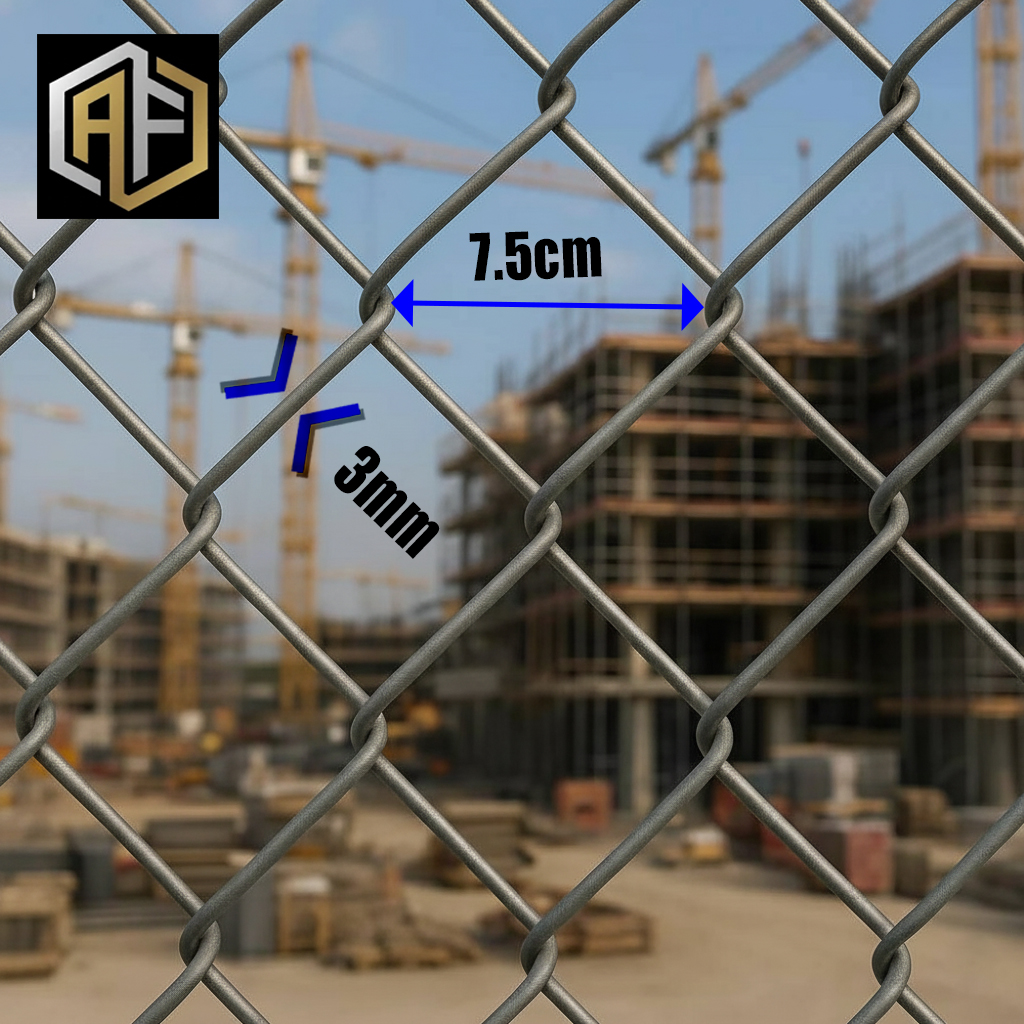 توری حصاری مفتول ۳ چشمه ۷/۵