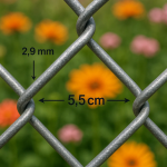 توری حصاری 2.9 چشمه 5.5