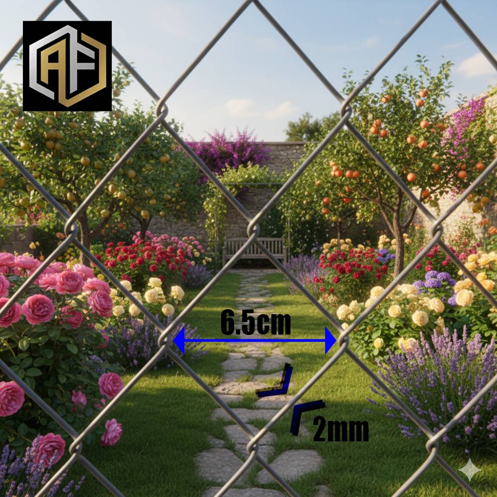 توری حصاری مفتول 2 چشمه 6.5