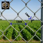 توری حصاری 2.9 چشمه 7.5