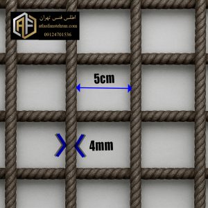 توری مش 4 میل چشمه 5*5